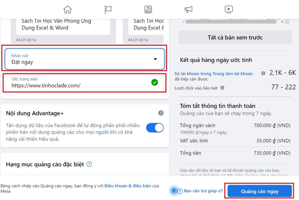 Quảng cáo xoay vòng carousel