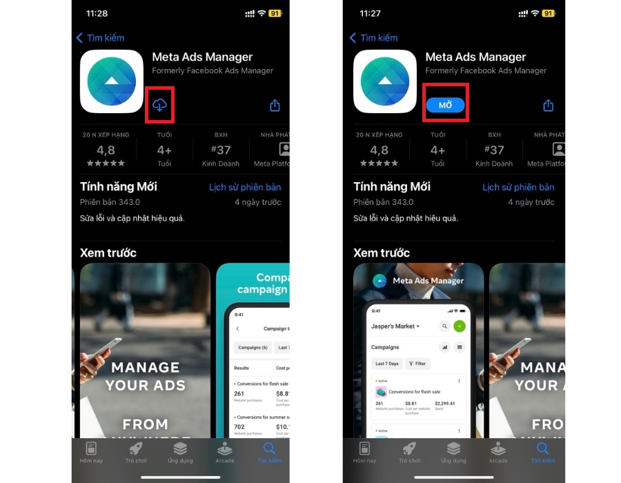 Trình quản lý quảng cáo Facebook