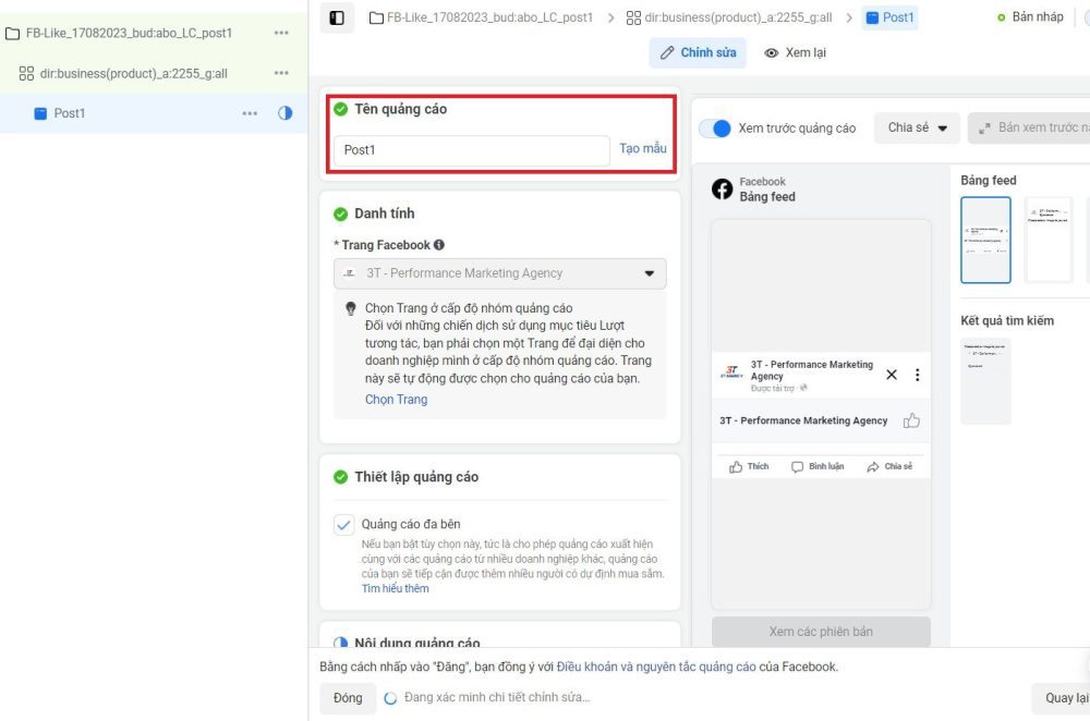 chạy quảng cáo tăng like fanpage