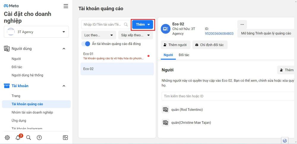 cách tạo tài khoản BM Facebook
