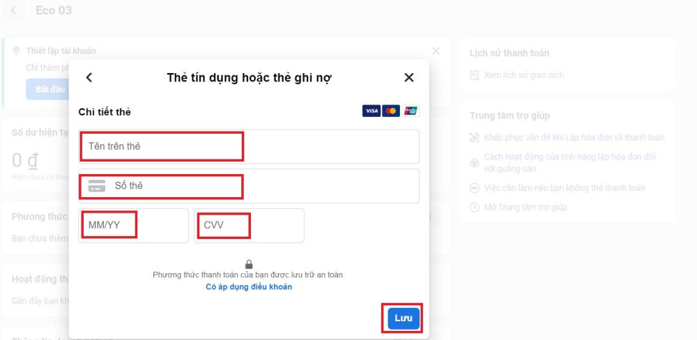 cách tạo tài khoản BM Facebook