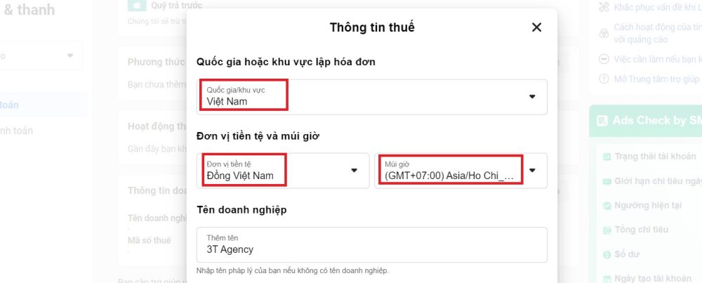 add thẻ Visa vào tài khoản quảng cáo Facebook