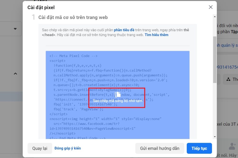 Pixel facebook ads