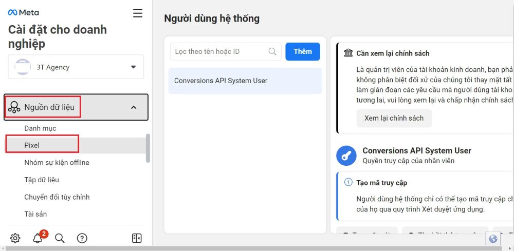 Pixel facebook ads