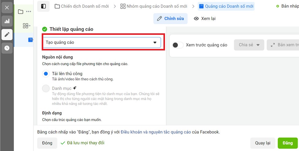 cách chạy quảng cáo chuyển đổi Landing Page