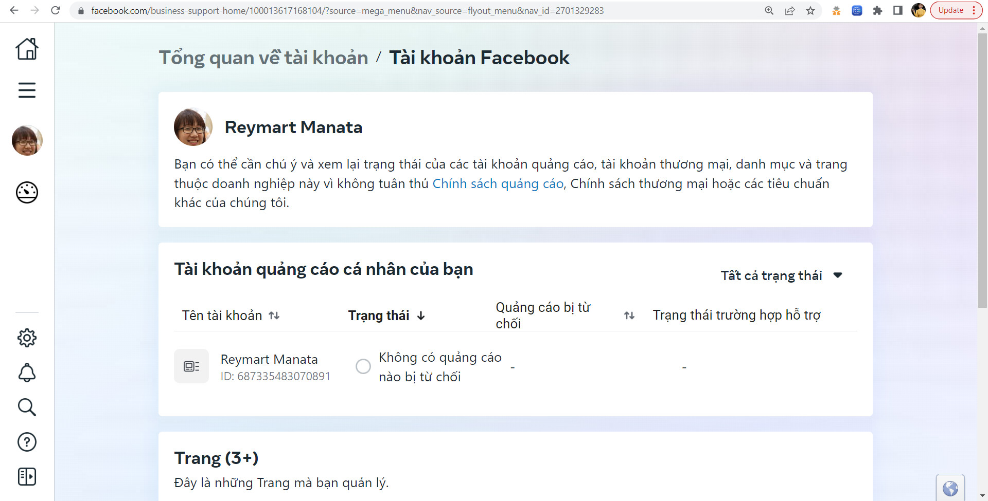 Chất Lượng Tài Khoản Facebook