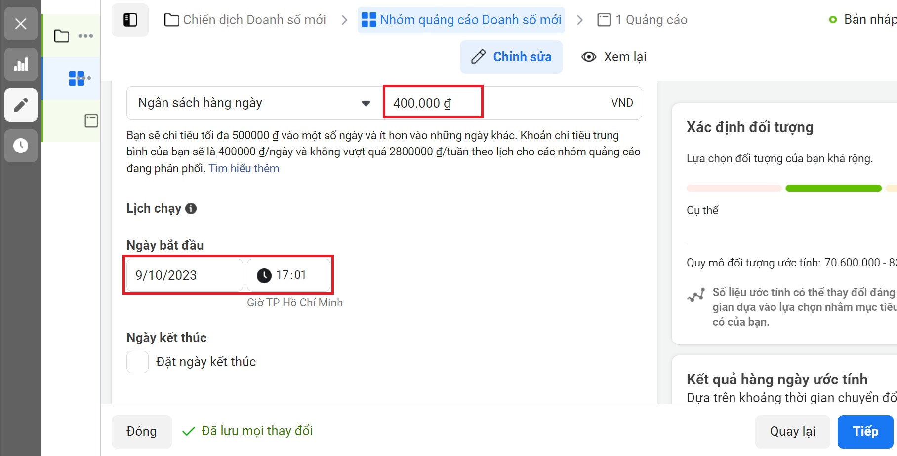 cách chạy quảng cáo chuyển đổi Landing Page