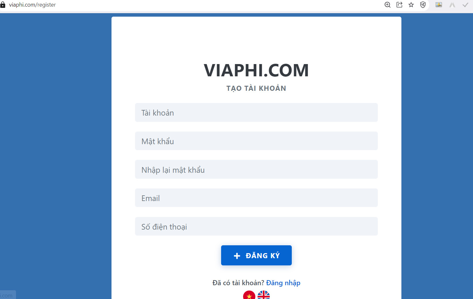 Mua VIA Chạy Quảng Cáo Facebook
